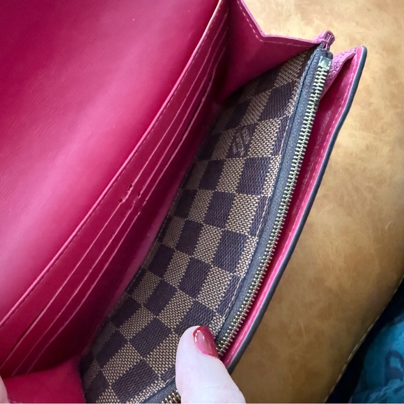 Louis Vuitton Portefeuille Croisette Damier Canvas/Leather Long Wallet - Picture 11 of 16
